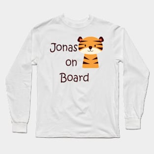 Jonas on board sticker Long Sleeve T-Shirt